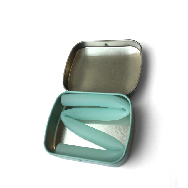 GoSili Reusable Standard Silicone Straw with Travel Tin Case