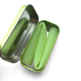 GoSili Reusable X-Wide Silicone Straw with Travel Tin Case