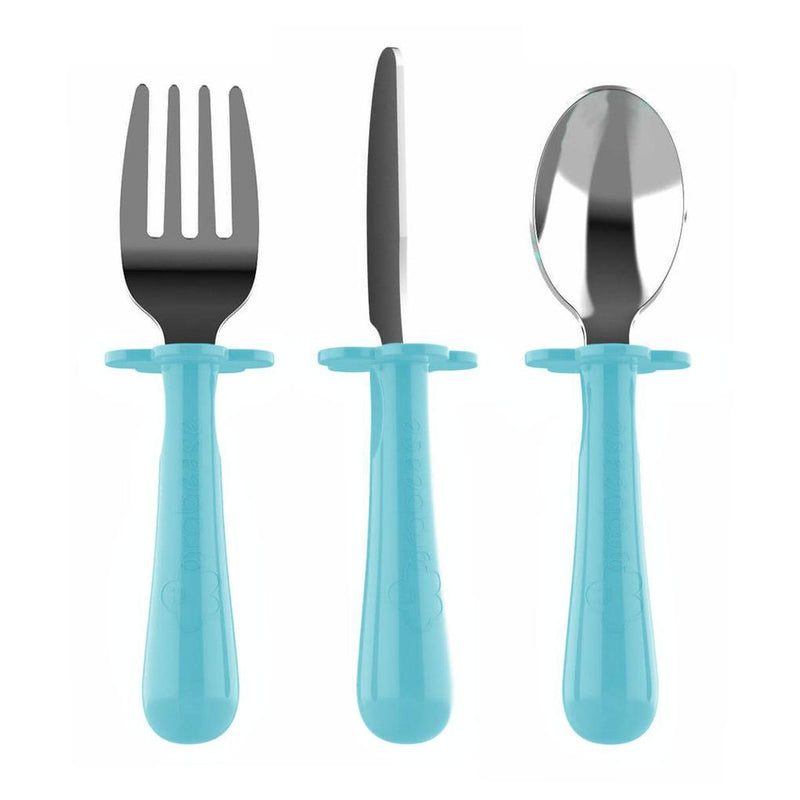 Grabease Stainless Steel Fork, Knife & Spoon Set