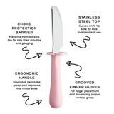 Grabease Stainless Steel Fork, Knife & Spoon Set