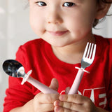 Grabease Stainless Steel Fork, Knife & Spoon Set