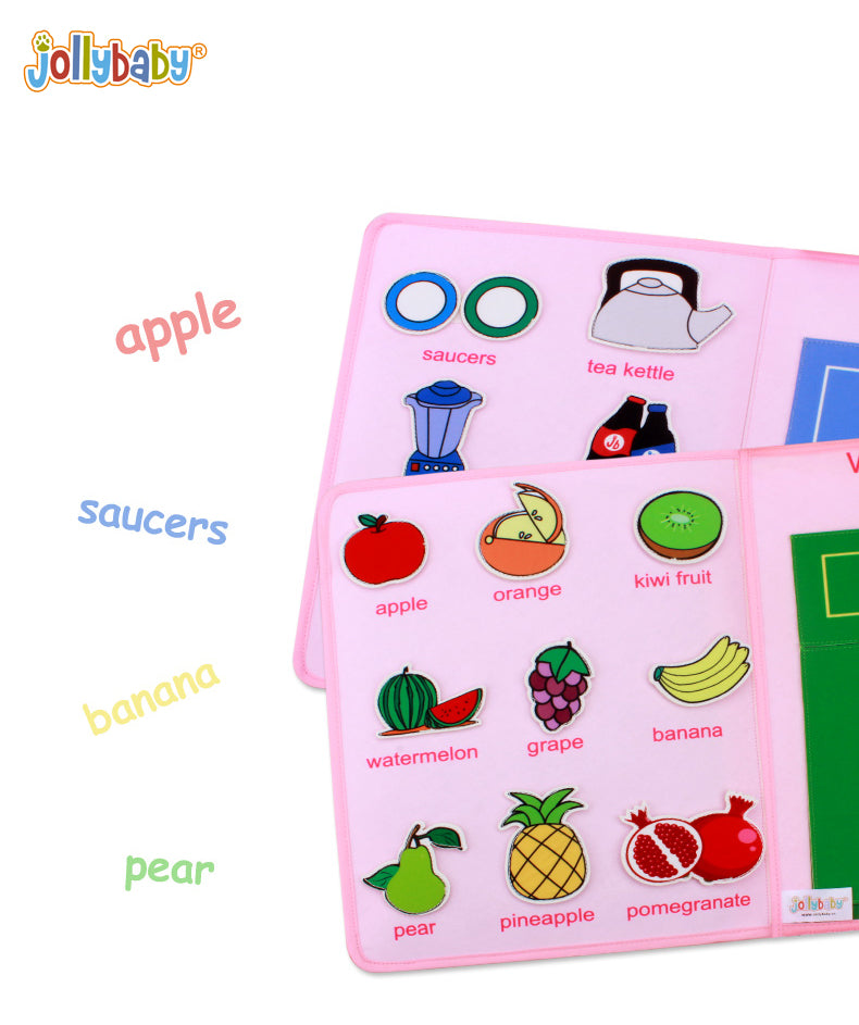 Jollybaby Montessori - Baby's Kitchen Suit Book
