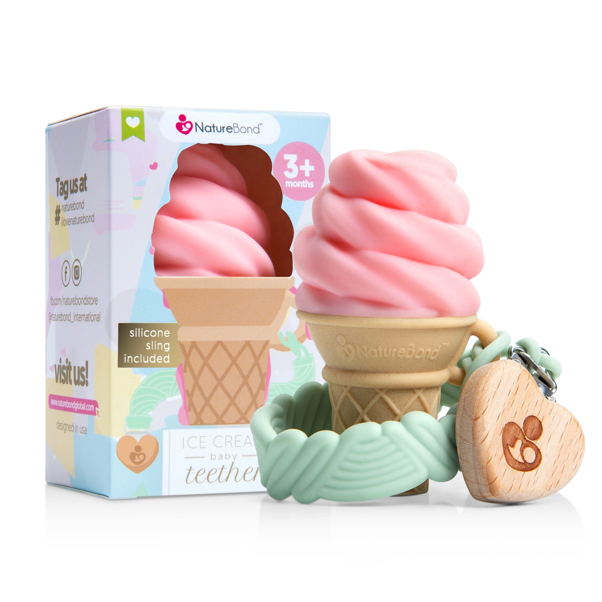 Naturebond Ice Cream Baby Teether