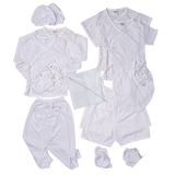 Swaddies Newborn White Set