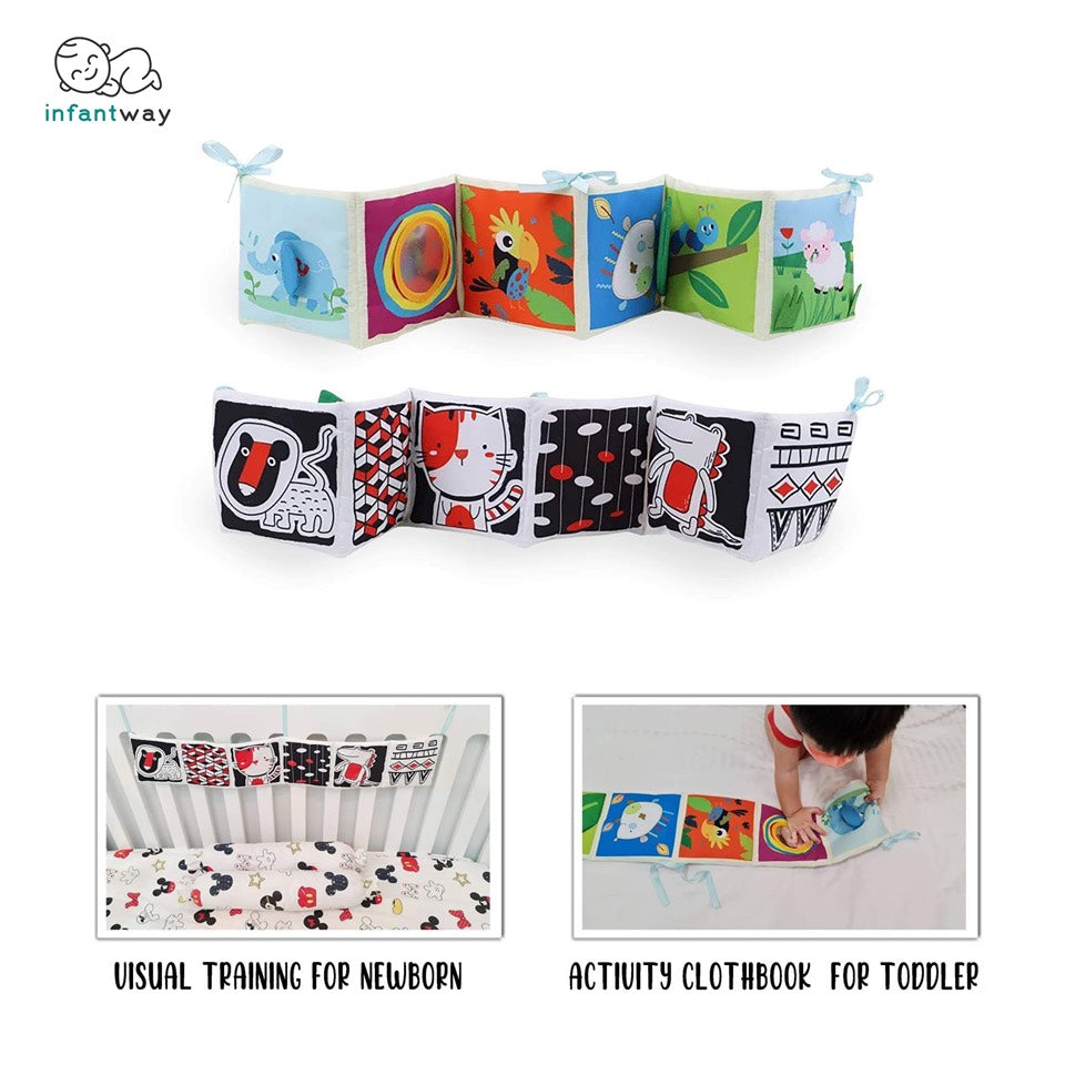 Infantway Huggabooks Cloth Book Bumper
