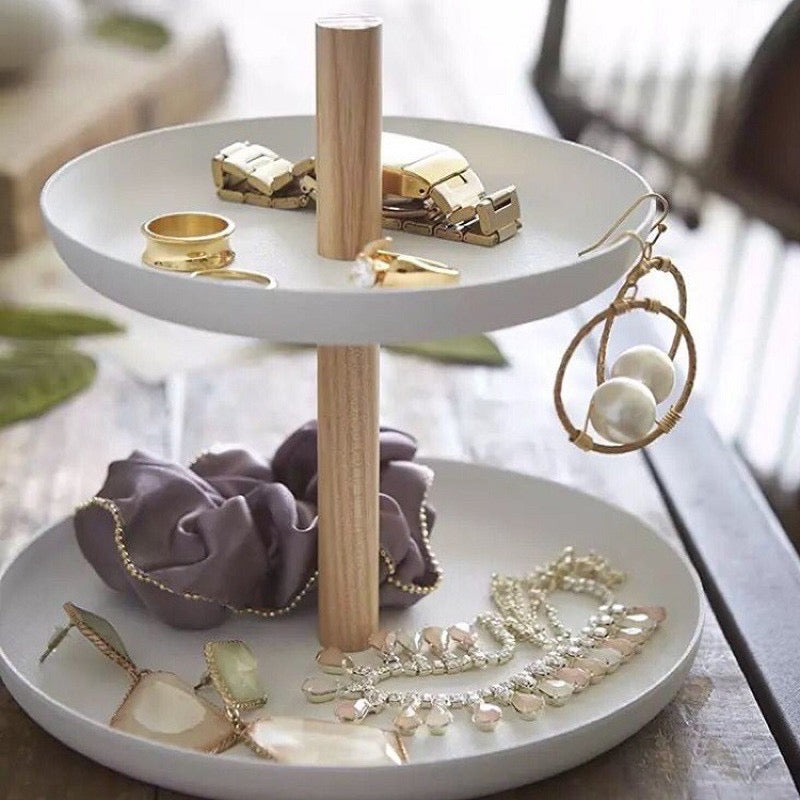 UrbanFinds 2 Tier Round Tray (TL2571)