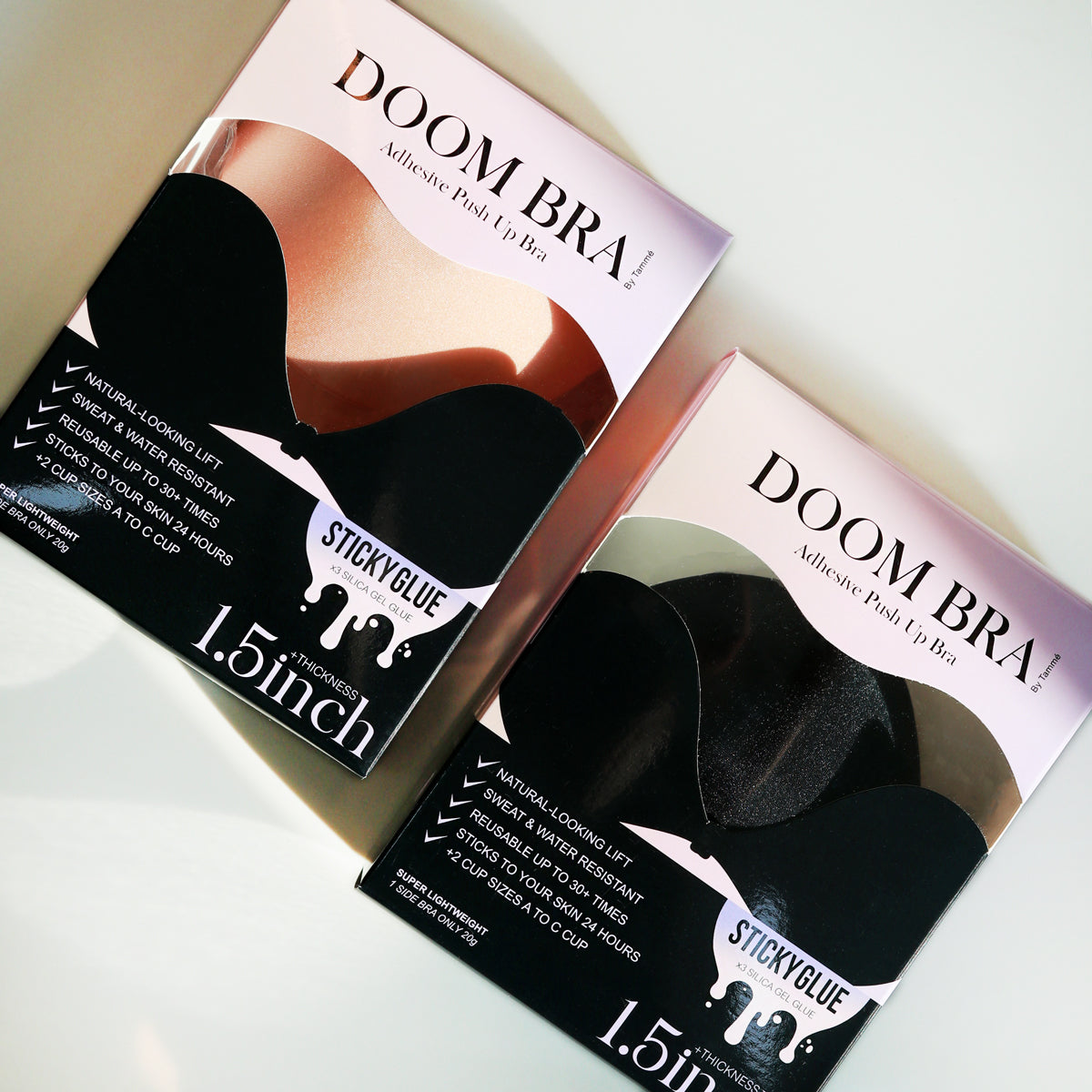 Tammé Nipple Cover Doom Bra Adhesive Push Up Bra