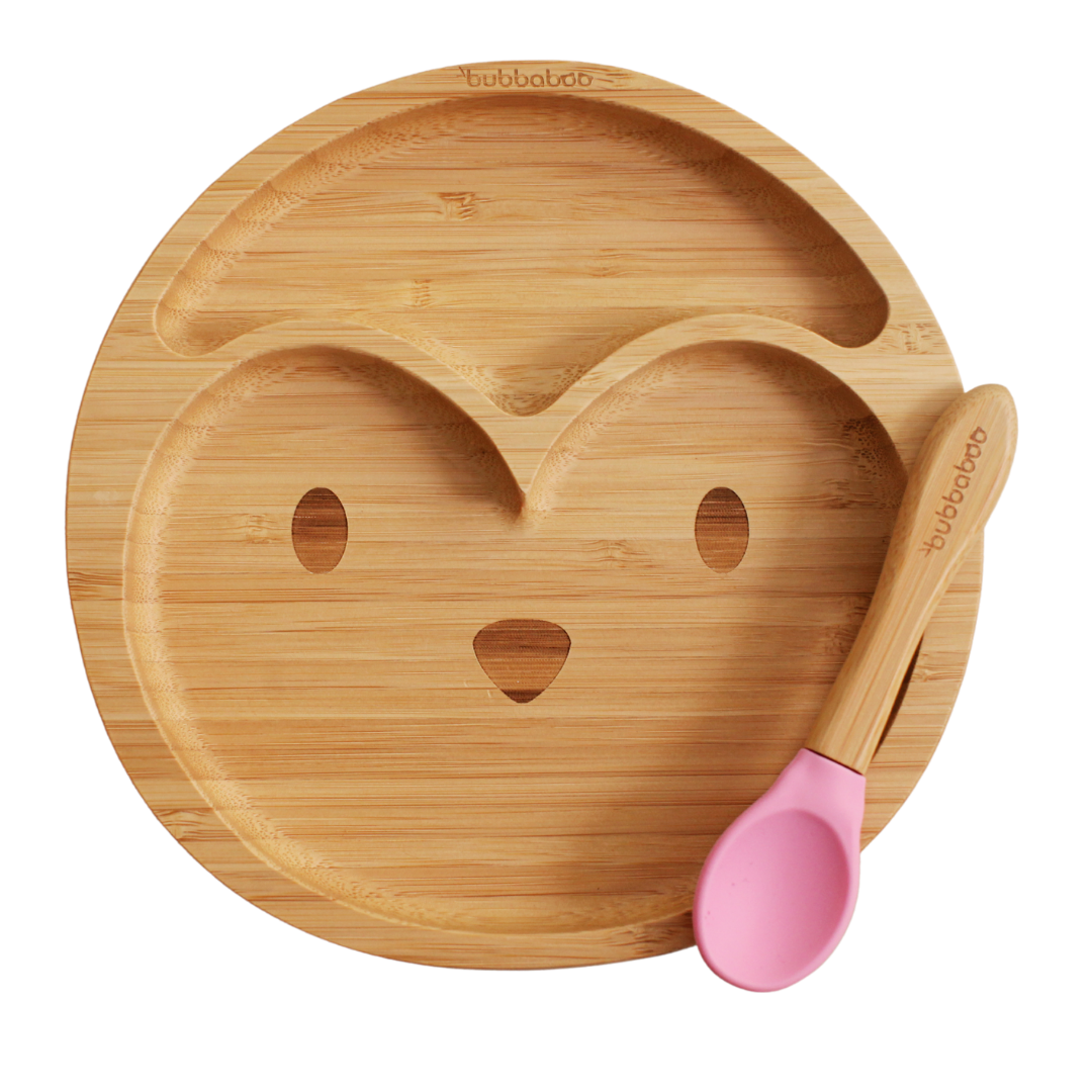 Bubbaboo Pippa Penguin Plate and Spoon Set