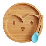 Bubbaboo Pippa Penguin Plate and Spoon Set