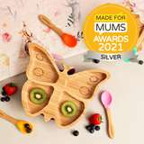 Bubbaboo Bamboo Butterfly Suction Plate