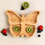 Bubbaboo Bamboo Butterfly Suction Plate