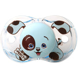 RaZBaby Keep-It-Klean Pacifier – Percy Blue Puppy