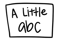 DrawnBy Washable Silicone Coloring Mat - A Little abc