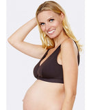 Mamaway Antibacterial Crossover Sleeping & Nursing Bra with Cups