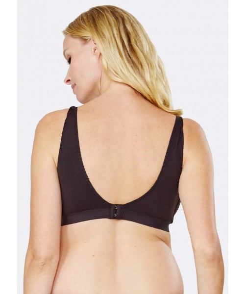 Mamaway Antibacterial Crossover Sleeping & Nursing Bra with Cups