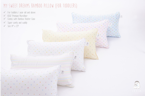 Iflin My Sweet Dreams Bamboo Pillow For Toddlers