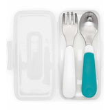 OXO Tot On The Go Fork And Spoon Set With Carrying Case