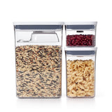 OXO Good Grips POP Container, Three-Piece Rectangle Set With Scoop