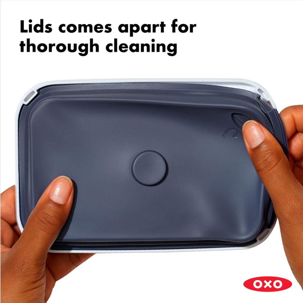 OXO Good Grips POP Container, Three-Piece Rectangle Set With Scoop