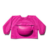 OXO Tot Sleeved Roll-Up Bib With Pocket Case