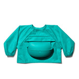 OXO Tot Sleeved Roll-Up Bib With Pocket Case