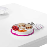 OXO Tot Stick And Stay Suction Divided Plate