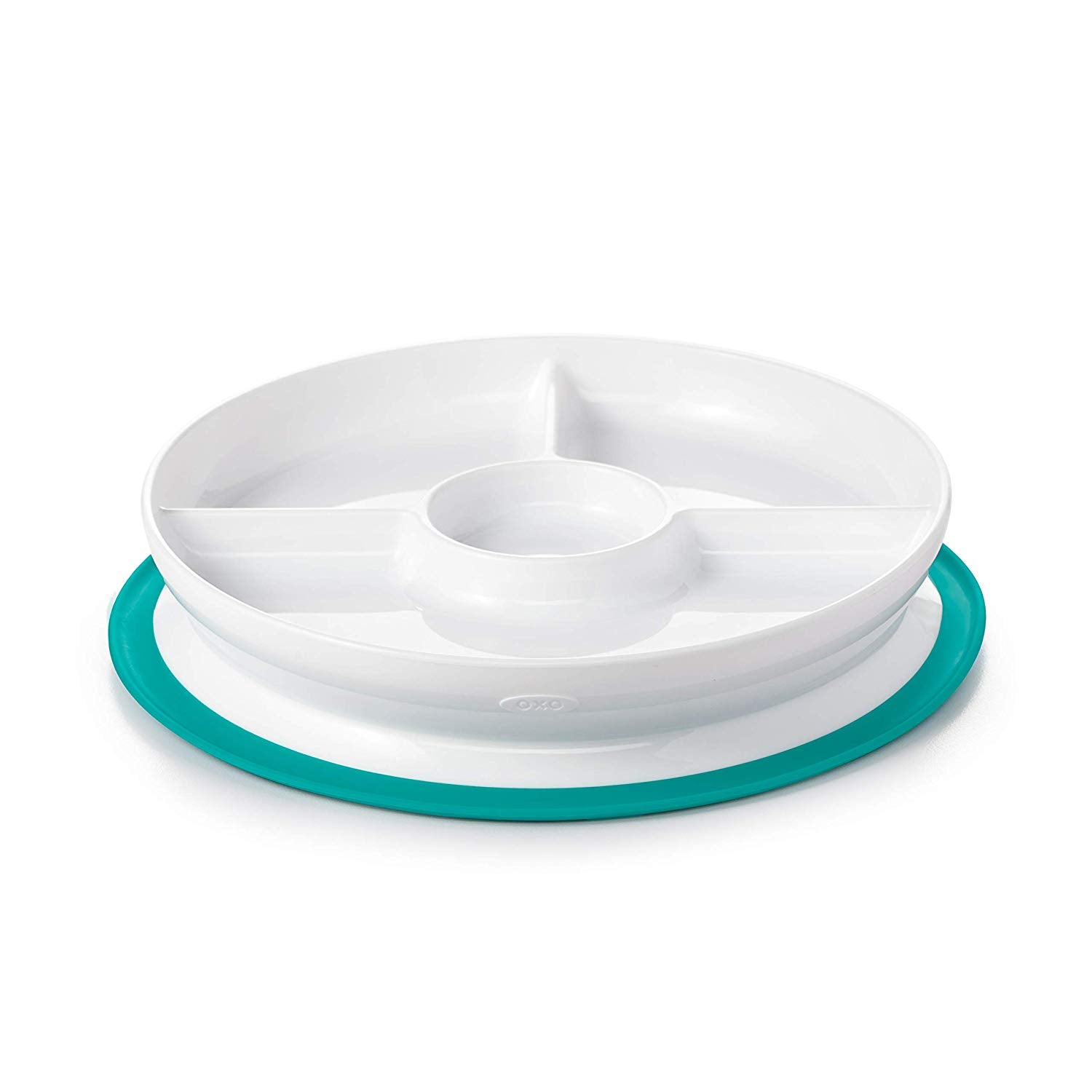 OXO Tot Stick And Stay Suction Divided Plate
