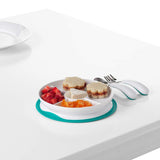 OXO Tot Stick And Stay Suction Divided Plate