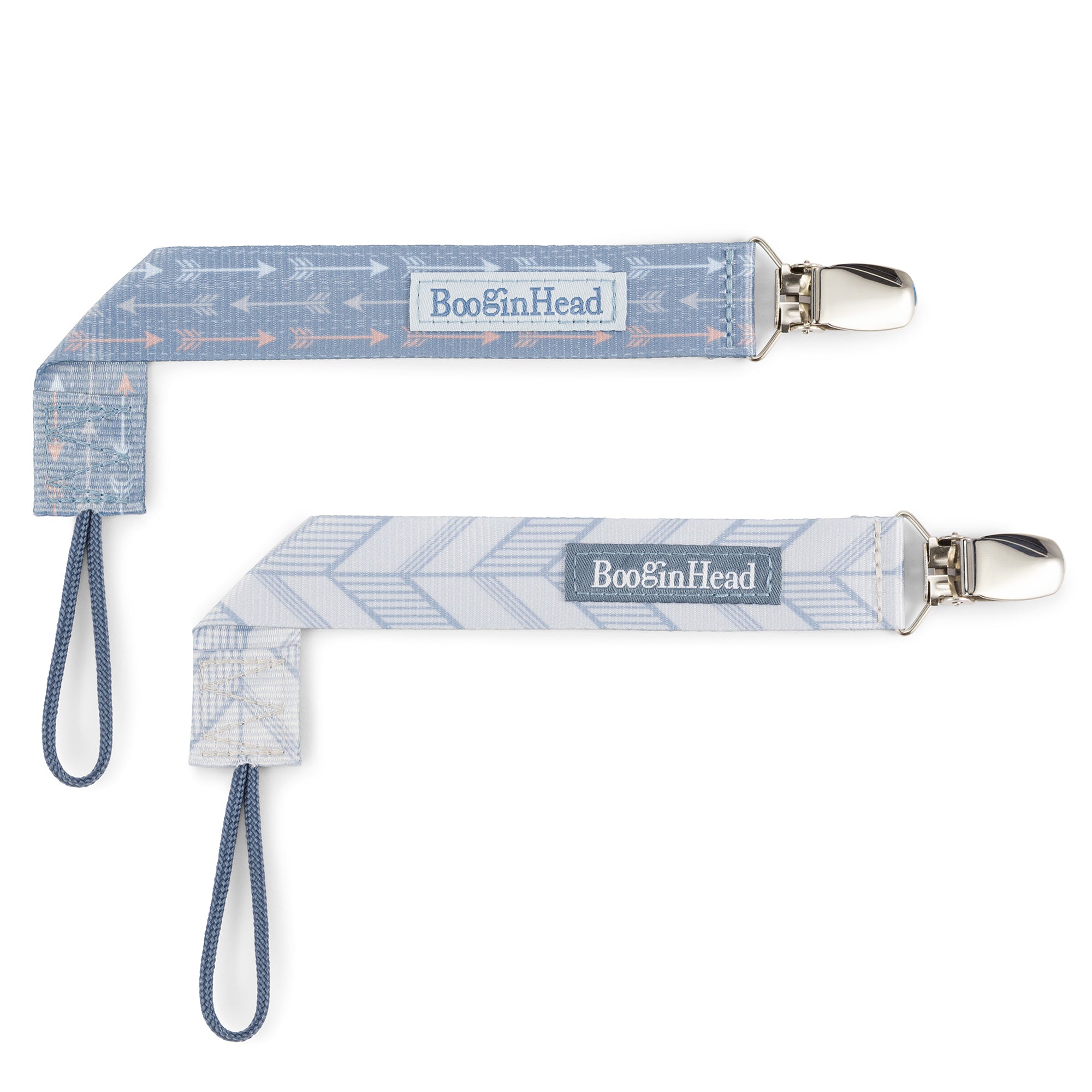 Booginhead PaciGrip 2 Pack - Blue Arrow