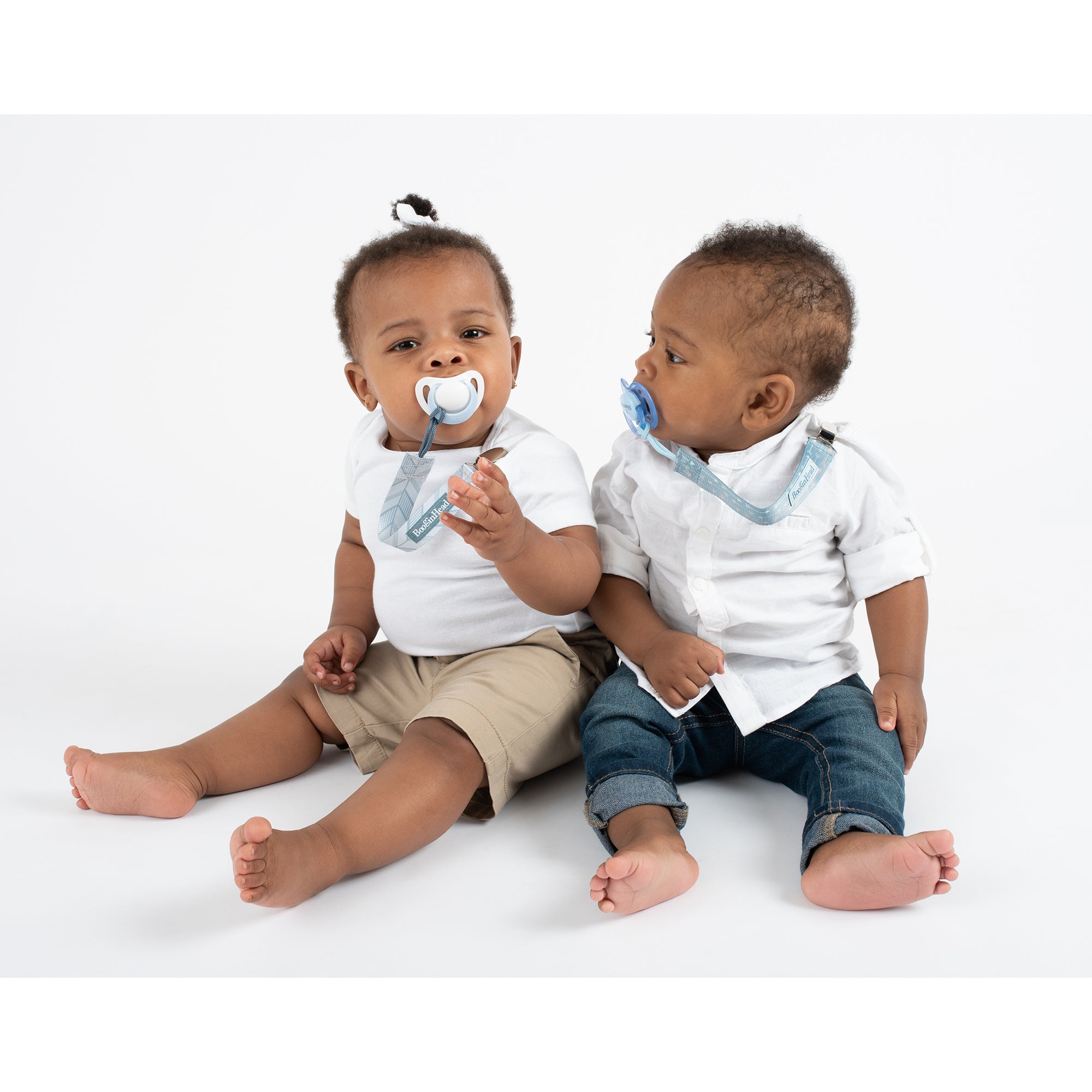 Booginhead PaciGrip 2 Pack - Blue Arrow