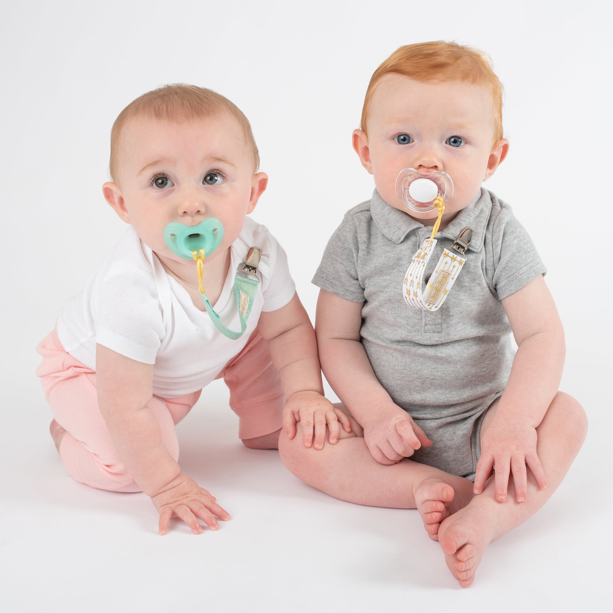 Booginhead PaciGrip 2 Pack Luxe - Metallic