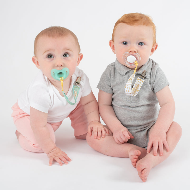 Booginhead PaciGrip 2 Pack Luxe - Metallic