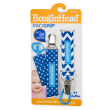 Booginhead PaciGrip 2 Pack - Blue Chevron