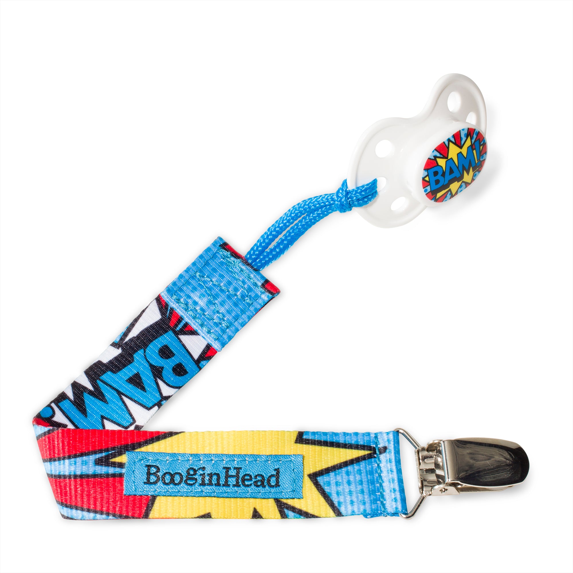 Booginhead Universal Pacifier Clip PaciGrip - Bam