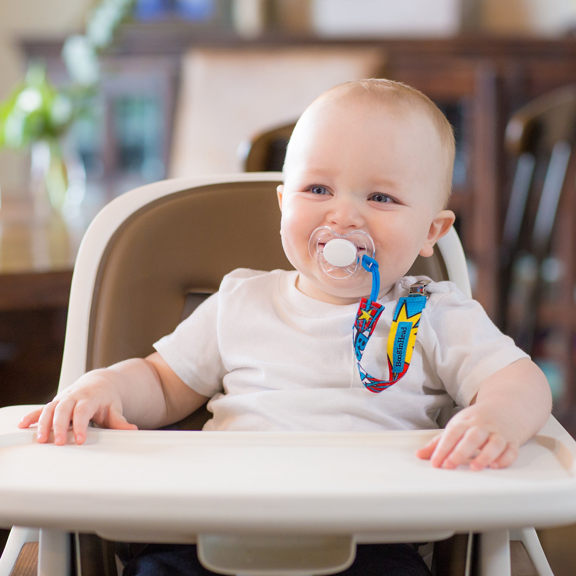 Booginhead Universal Pacifier Clip PaciGrip - Bam