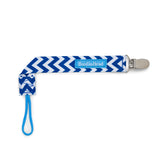 Booginhead PaciGrip 2 Pack - Blue Chevron