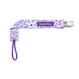 Booginhead Universal Pacifier Clip PaciGrip - Purple Daisy