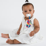 Booginhead PaciGrip 2 Pack - Rainbow and Dots