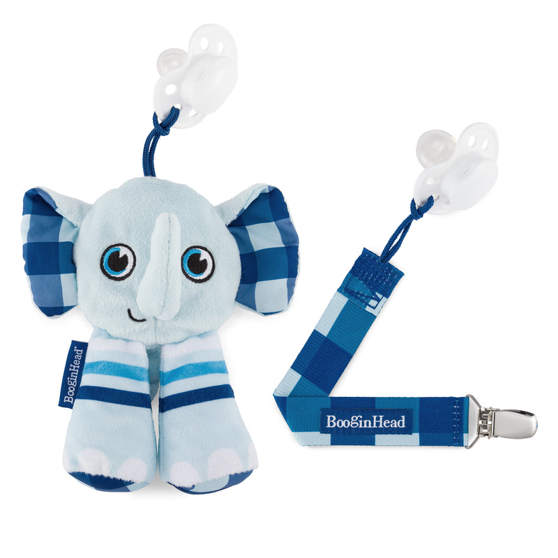 Booginhead PaciPal Combo 2pc Set - Elephant
