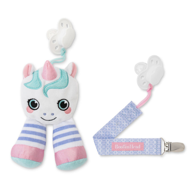Booginhead PaciPal Combo 2pc Set - Unicorn