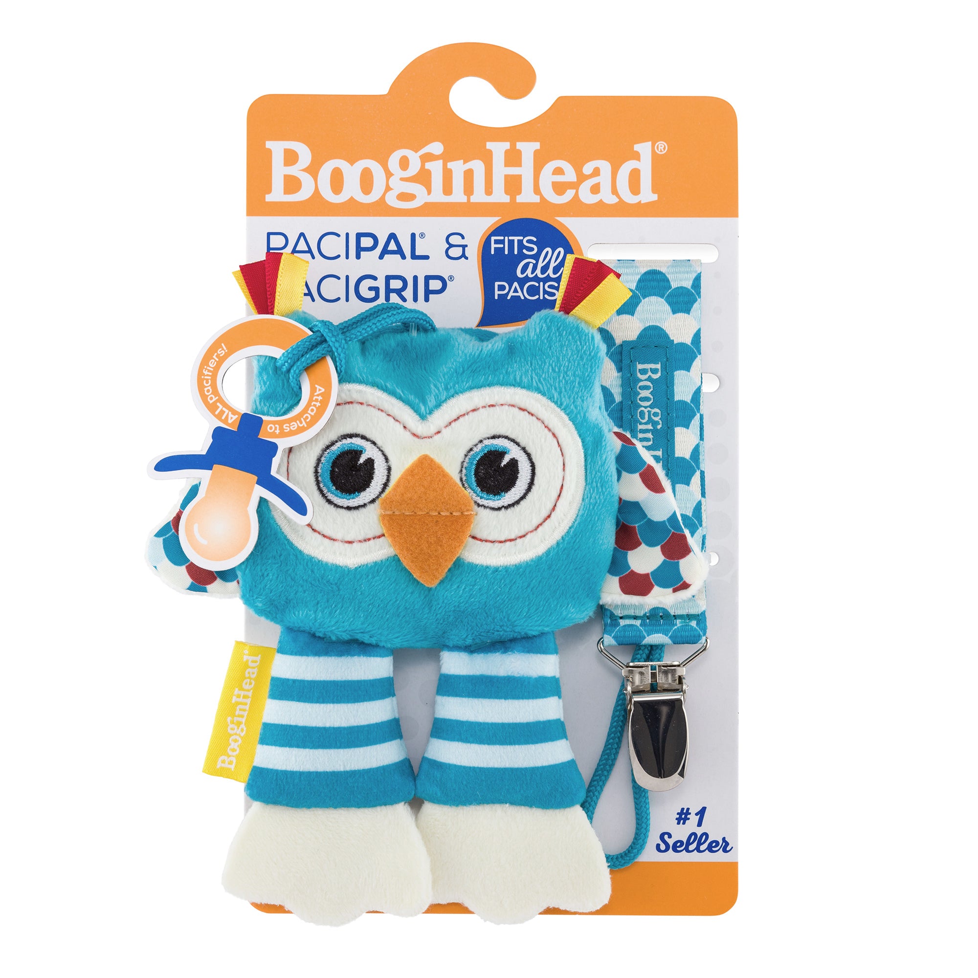Booginhead PaciPal Combo 2pc Set - Owl