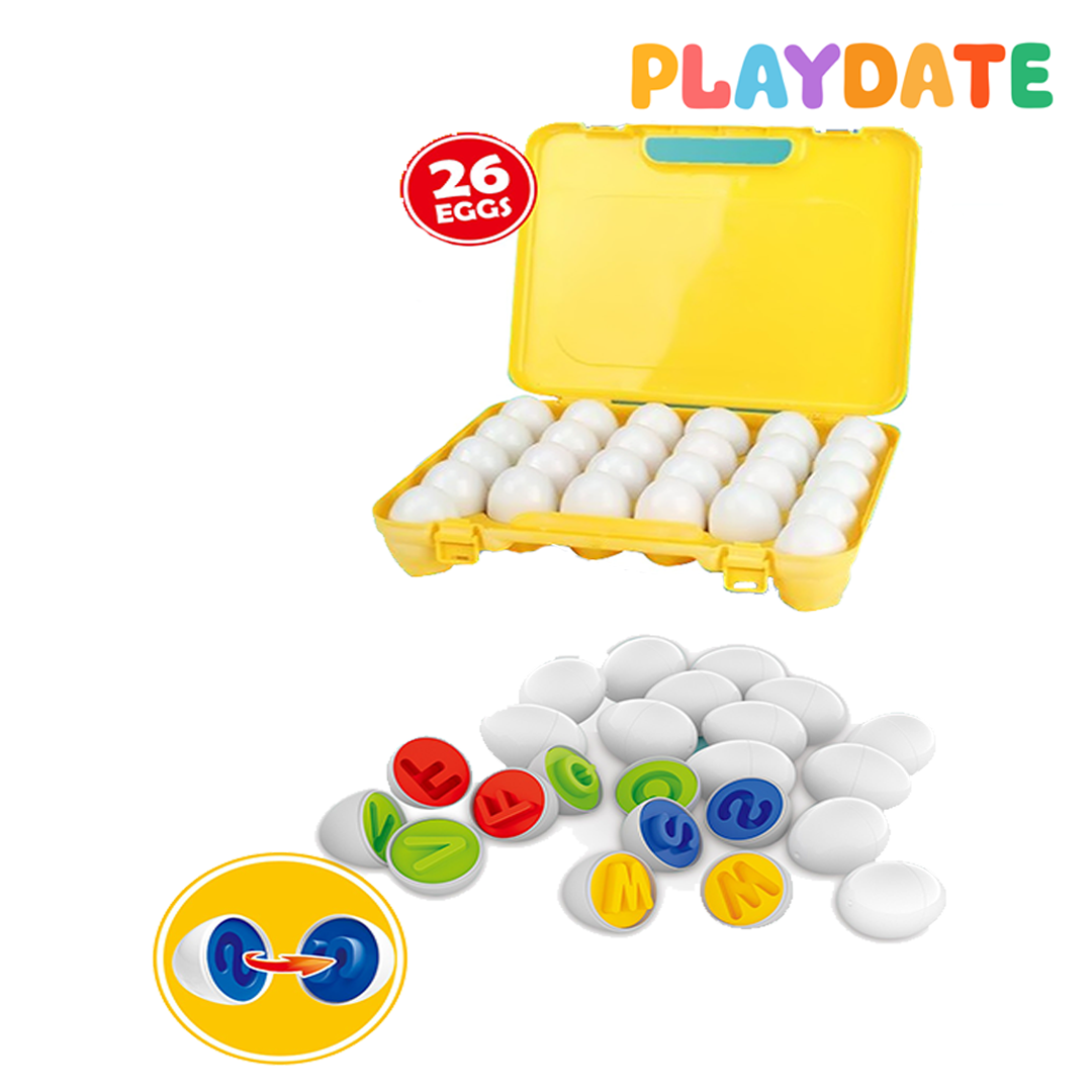 Matching top eggs toy