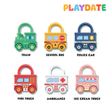 Playdate Matching Train Locks Educational Toys