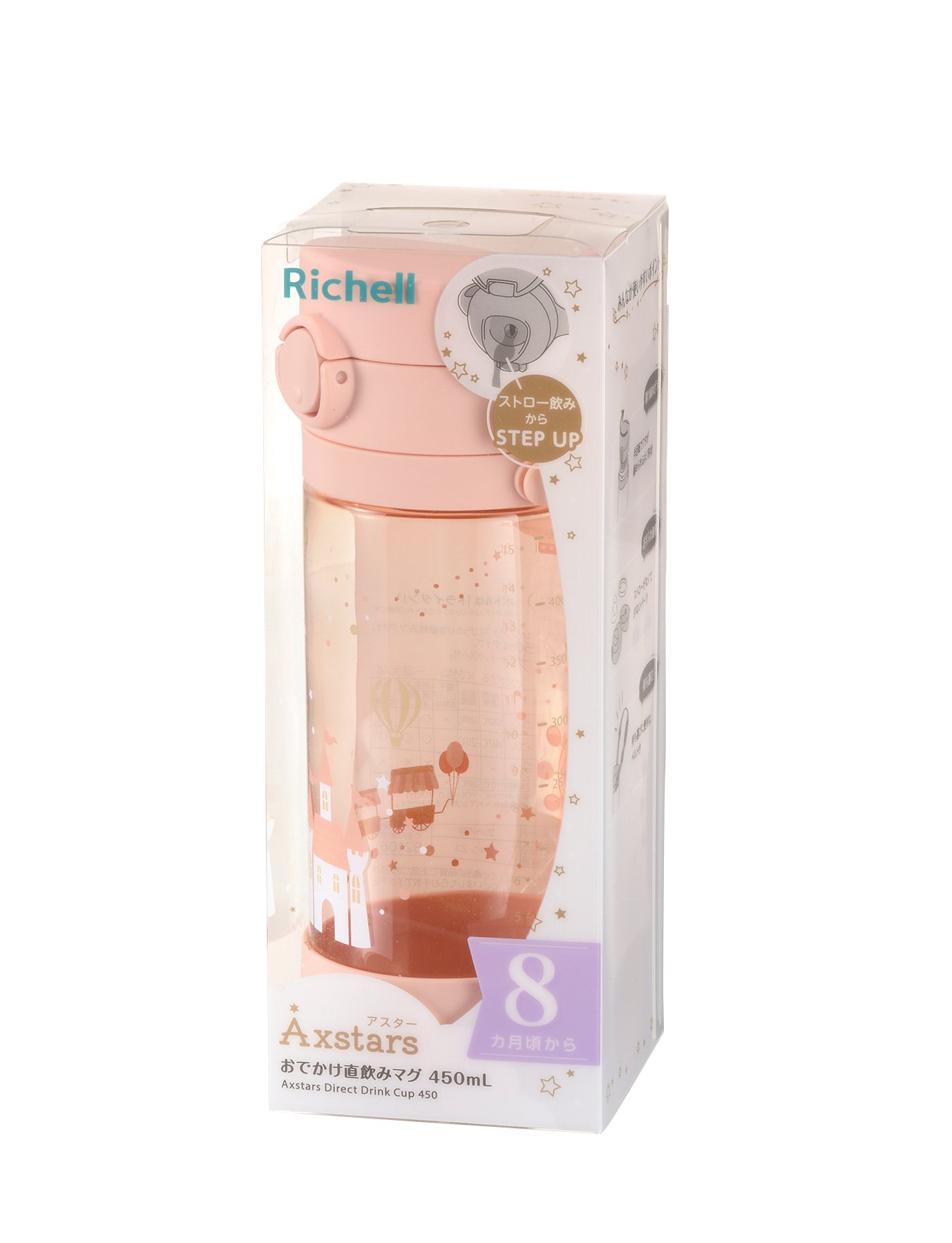 Richell Axstars Direct Drink Cup 450ml