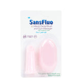 SansFluo Infant's Dental Brush and Gum Massager with Hygiene Case