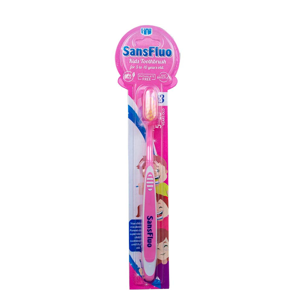 SansFluo Kids Toothbrush Step 3 (5 to 10 years old)