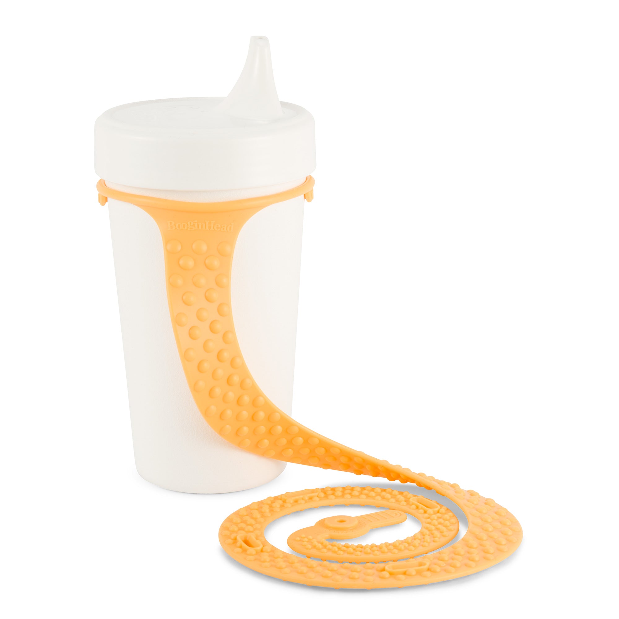 Booginhead SippiGrip Silicone Cup, Bottle & Toy Strap