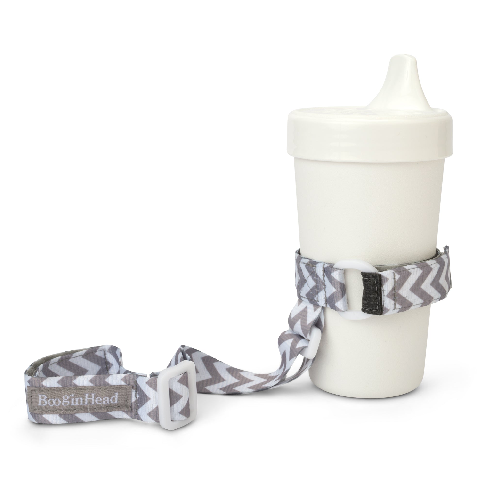 Booginhead SippiGrip for Cup, Bottle, & Toy Teether - Chevron