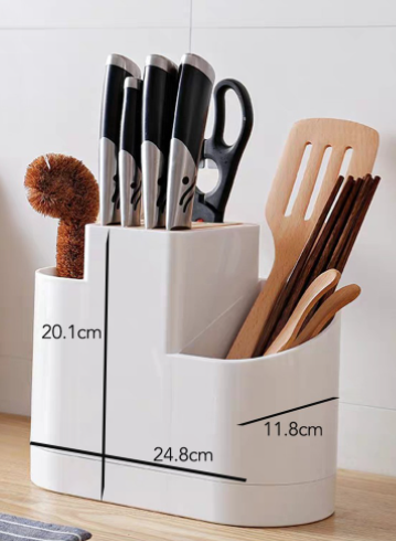 UrbanFinds Kitchen Knife & Chopsticks Holder with Drain (TL-6409)