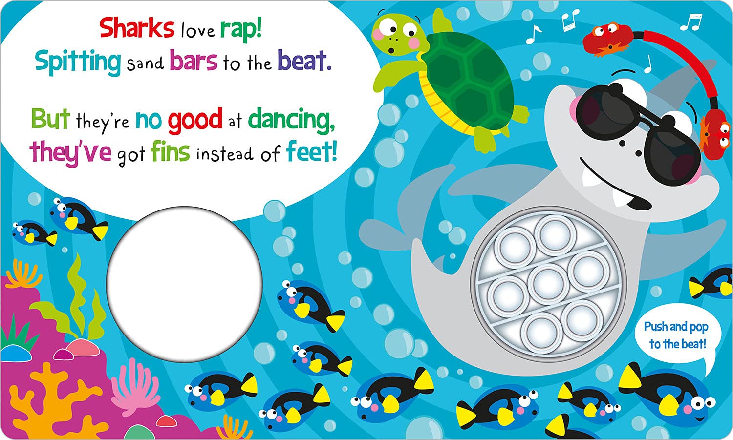 Push Pop Bubble Books: Shark Rap